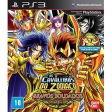 Jogo Os Cavaleiros Dos Zodiacos Bravos Soldados Ps3.