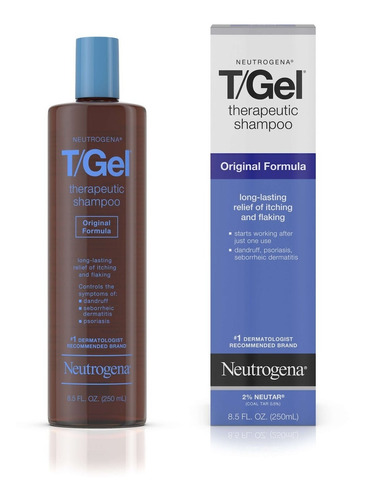 Shampoo Neutrogena T/gel Shampoo Terapéutico En Botella De 250ml Por 1 Unidad