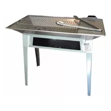 Asador Portátil Carbón Desmontable+kit