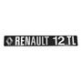 Emblema Parrilla Renault 9x7 Cm Cromo