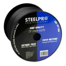 Rollo De Cable Duplex Para Bocina 14 Awg 100m- By Steelpro