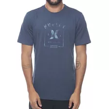 Camiseta Hurley Acqua Oversize Sm23 Masculina Azul Marinho