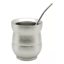 Mate Acero Inoxidable 140 Ml Con Bombilla Berlina