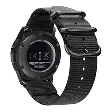 Para Gear S3 bandas 22 mm, Suave Tejido De Nailon Correa De