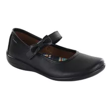 Zapato Coqueta Niña/jovencita Escolar 170805-a Piel Negro