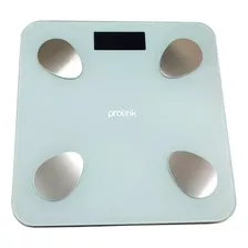 Balanza Prolink Digital D Baño, Mide, Peso, Grasa, 180 Kilos