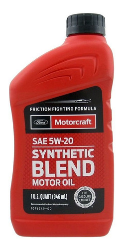 Aceite Motorcraft 5w20 Semi Sintetico, 1 L