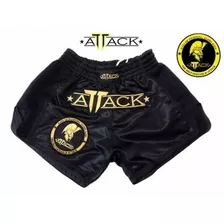 Shorts Muay Thai Attack - Modelo Tailandês Tamanho G.