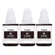 Refil Tinta Canon Kit 3 C/ Preto G3110 G3100 G-190 Original!