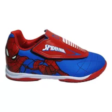 Tênis Chuteira Futsal Homem Aranha Marvel Azul - Original