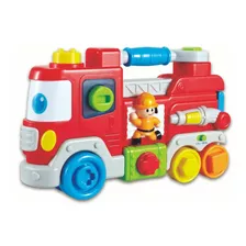 Carrinho De Bombeiro Com Som E Luz - Zoop Toys