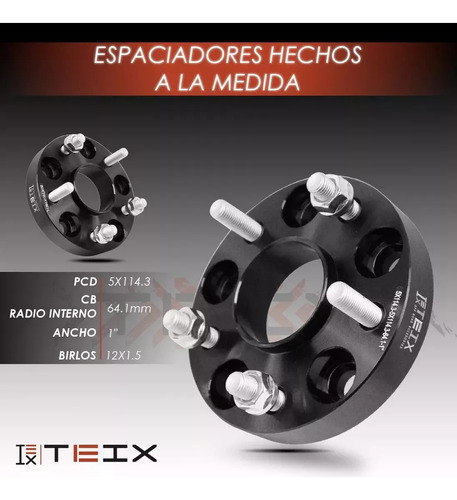 Espaciadores Llanta 1 PuLG 5x114 Land Rover Freelander 03-07 Foto 3