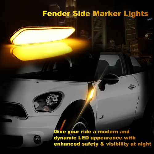 Luz De Posicin Lateral Led Frontal Para Mini Cooper R60 R61 Foto 9