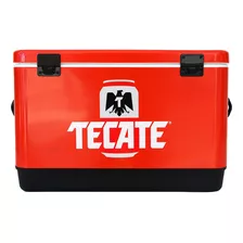 Hielera Metálica Tecate Original 30 Lts Capacidad 36 Latas