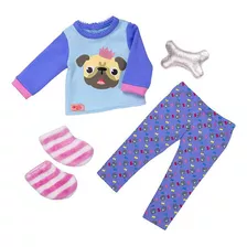 Tenida Pijama Pug Para Muñecas Our Generation