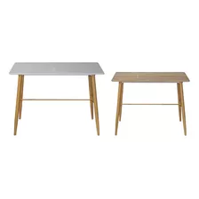 Mesa Comedor Desayunador Alta Madera Lena 