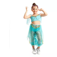 Fantasia Infantil Princesa Jade Odalisca C/ Calça E Top Curt