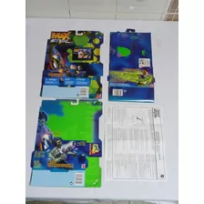 Max Steel Lote Cartelas Apenas Vitriol Psycho Bio Cobra