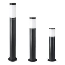 Farola Piso Columna Exterior Intemperie Aluminio 40cm