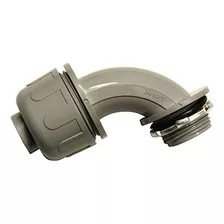 Southwire Conector Hermtico De 3/4 Pulgadas De 90 Grados Gri