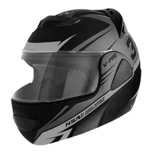 Capacete Escamoteável Pro Tork Cap-576czpta Tam60 V-pro Jet3 Cor Preto/prata Desenho Jet 3 Tamanho Do Capacete 60