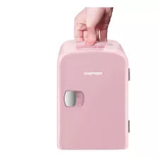 Mini Refrigerador Portatil 4 Litros Rj48-pink-4 Rosa Chefman