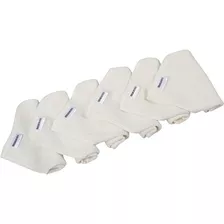 Toallitas Faciales De Lujo De Bambu, Juego De 6, Blanco