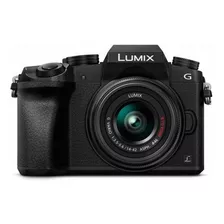 Panasonic Lumix Kit G7k + Lente 14-42mm Ii Asph Dmc-g7k Sin Espejo Color Negro