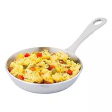 Mini Sartén Egg Pan 4 Pulgadas De Acero Inoxidable Great To 