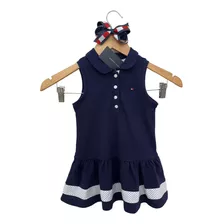 Vestido Azul Marinho Tommy Hilfiger Original 24 Meses