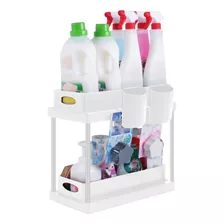 Estante Organizador 2 Niveles Cajones Repisas Baño Cocina 