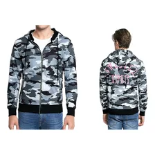 Chamarra Sudadera Guess Ls Keith Camo Hoody