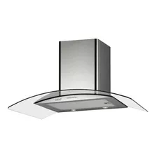 Campana Extractora De Cocina De Pared Marca Cata Mod. Gamma Vl3 70 Acero Inoxidable Y Cristal Templado Curvo Ancho 70cm Alta Extracción 1,200 M3/hr 3 Velocidades Timer De Apagado 15 Min