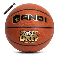 Street Grip Premium Composite Leather Basketball & Pump- Off