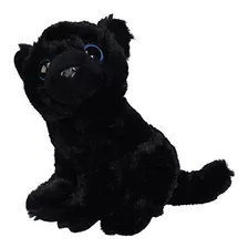 Fiesta Toys Sitting Black Panther Con Big Eyes Peluche De Fe