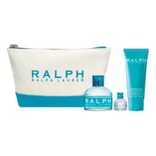 Ralph 100 Ml + 7 Ml + Body Lotion + Cosmetic Bag Para Mujer