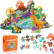 Puzzle De Dinosaurios Juguete Para Niños 105 Piezas