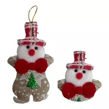 Enfeite Árvore De Natal Boneco De Neve Decoração