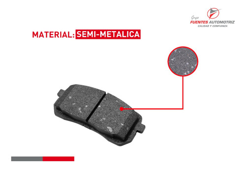 Kit Balatas Traseras Disco Para Kia Sedona 2018 2019 2020 Foto 3