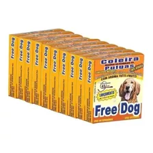 10 Coleira Anti Pulgas Para Cachorro - Freedog 100% Natural 