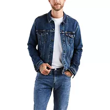 Chaqueta De Jean Trucker Jacket Colusa/elástico Azul