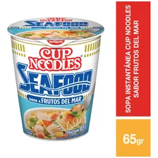 Sopa Instantánea Cup Noodles Sabor Frutos Del Mar 65gr