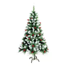 Árvore De Natal Luxo Pinheiro Nevada Cactos 1,8m 648 Galhos