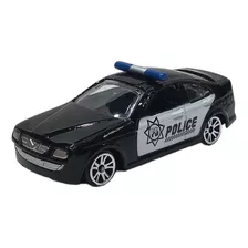 Auto Metálico Escala 1:64 Galgo Auto De Policía.