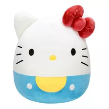 Pelúcia Squishmallows 30cm - Sanrio - Hello Kitty Azul