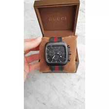 Reloj Gucci Hombre Ya 131202 Coupé, Color Negro Acero