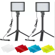 Set Luces Led Fotografia 2 Tripies Neewer Regulable 5600k 