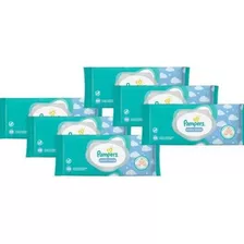 Kit 6 Lenços Umedecidos Pampers Cheirinho De Bebê Total 288u