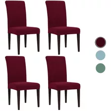 Funda Elástica Protectora Para Silla De Comedor, 4 Piezas