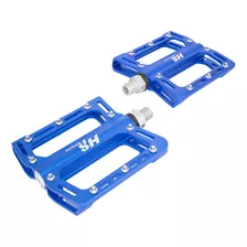 Pedales Para Bicicleta Bmx 1/2 Aluminio Azul Alnc-518 Hs